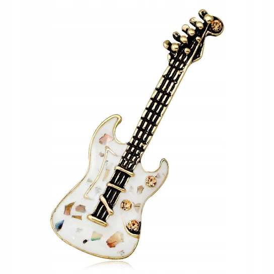 Gitara elektryczna broszka Pinets
