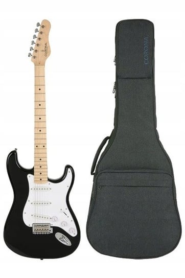 Gitara elektryczna Corona Strat BLK układ SSS CORONA