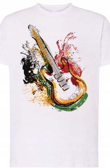 Gitara Elektryczna Męski T-Shirt Modny Rozm.3XL Inna marka