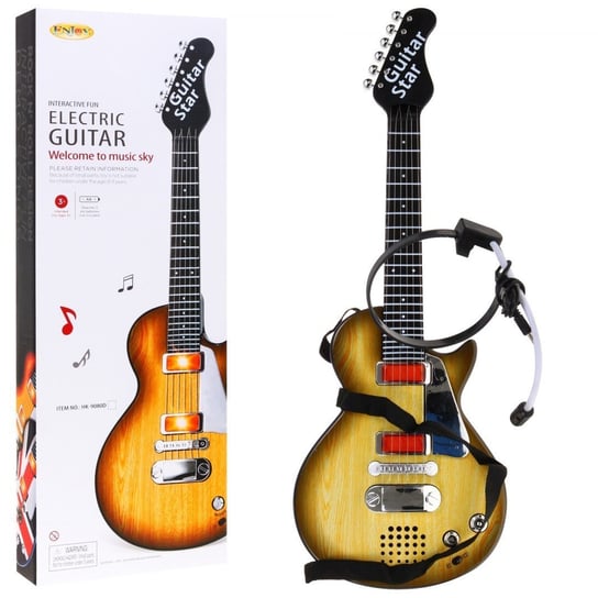 Gitara Elektryczna Rockowa Stylizacja Drewna /HK-9080B RAMIZ