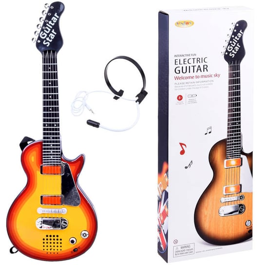 Gitara elektryczna + słuchawki z mikrofonem IN0139 Inna producent