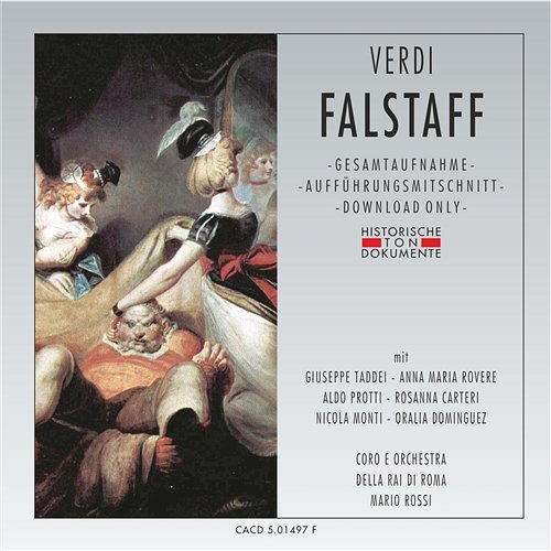Giuseppe Verdi: Falstaff Mario Rossi, Orchestra Della Rai Di Roma, Coro Della Rai Di Roma