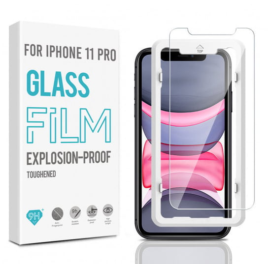 GK TEMPERED 9H GLASS WITH FRAME IPHONE 11 PRO GK PROTECTION