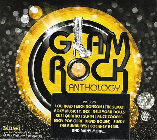 Glam Rock Anthology The Glitter Band, Quatro Suzi, T. Rex, Slade, Roxy Music, Iggy Pop, Reed Lou, Bowie David