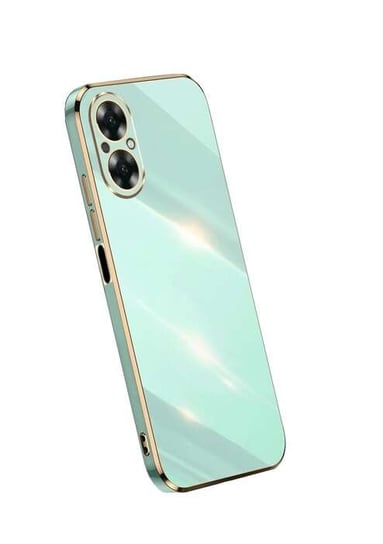 GLAMOUR ELECTRO pancerne etui pokrowiec + ochrona aparatu Realme C67 4G miętowy Bestphone