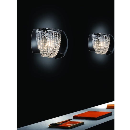 Glamour lampa ścienna LEXUS Orlicki kryształowa chrom Orlicki Design