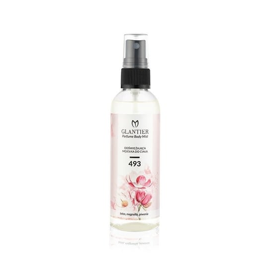 Glantier 493, Odświeżająca mgiełka do ciała Kwiatowo-Owocowa, 100 ml Glantier