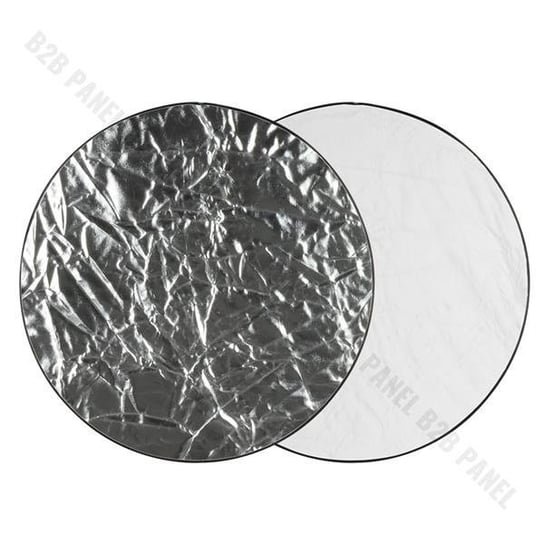 GlareOne Blenda 2w1 srebrno biała, 110cm GlareOne