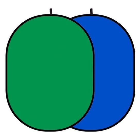 GlareOne Blenda Tło 2 w 1 zielono niebieska 150 x 200 cm GlareOne