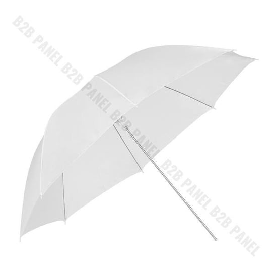 GlareOne Parasolka transparentna, biała, 100cm GlareOne