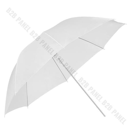GlareOne Parasolka transparentna, biała, 110cm GlareOne