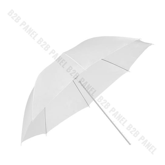 GlareOne Parasolka transparentna, biała, 90cm GlareOne