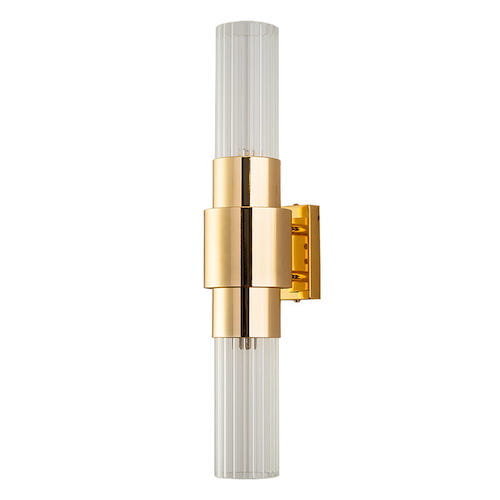 Glass & Brass - Single Tube Wall - kinkiet 45cm Iluminar