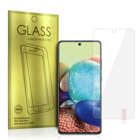 Glass Gold Hartowane szkło do SAMSUNG GALAXY A71 5G (z wycięciem na aparat) Inna marka
