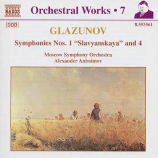 Glazunov: Symphonies Nos. 1 And 4 Anissimov Alexander