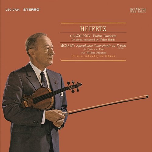Glazunov: Violin Concerto in A Minor, Op. 82 , Mozart: Sinfonia concertante, K.364 in E-Flat Jascha Heifetz