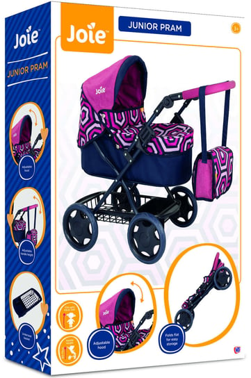 Głęboki wózek dla lalek Joie Junior Pram gondola z torbą HTI