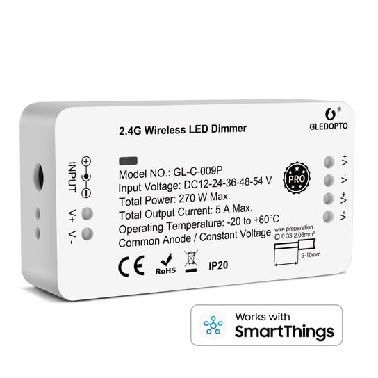 Gledopto Sterownik LED  ZigBee SmartThings Inna marka