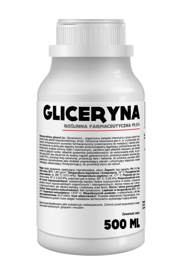 Gliceryna Farmaceutyczna 99,5% Vg 500Ml Inny producent
