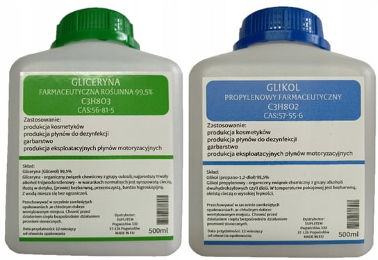 GLICERYNA ROŚLINNA +GLIKOL PROPYLENOWY 1000ML Inna marka