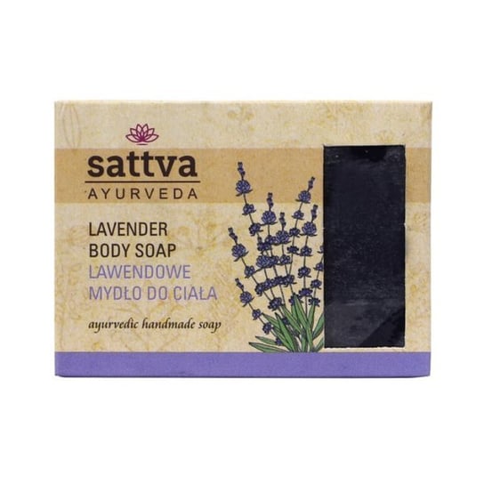 Glicerynowe mydło lawendowe Sattva Ayurveda, 125 g Sattva