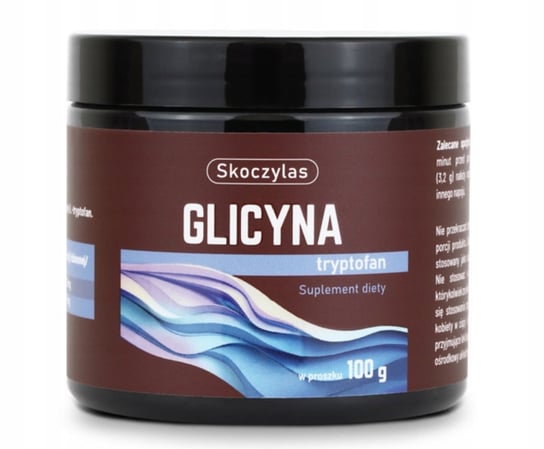 Glicyna + tryptofan NA SEN ZMĘCZENIE STRES proszek Skoczylas 100g Inna marka