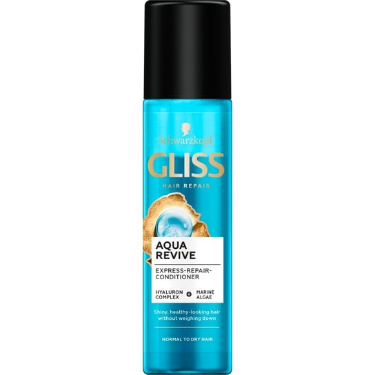 Gliss Aqua revive ekspresowa odżywka do włosów suchych i normalnych 200ml Schwarzkopf