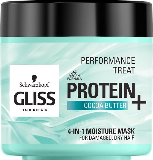 Gliss Kur, Performance Treat, maska nawilżająca do włosów Protein + Cocoa Butter, 400 ml Schwarzkopf