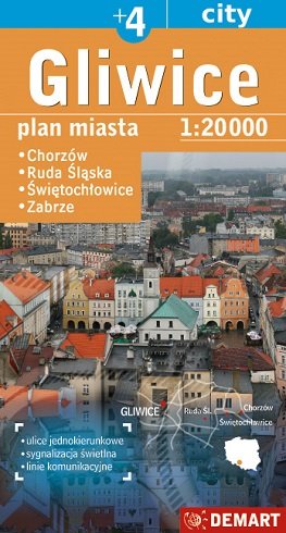 Gliwice. Plan miasta 1:20 000 Opracowanie zbiorowe