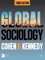 Global Sociology Cohen Robin, Kennedy Paul