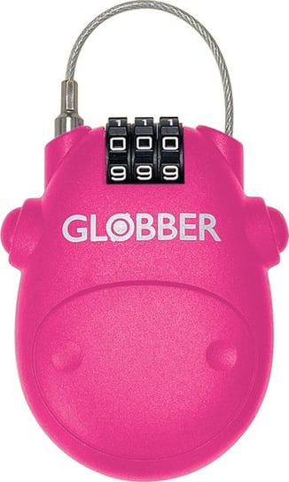 Globber Lock zapięcie zabezpieczające linka kłódka na szyfr / 532-110 różowe Globber