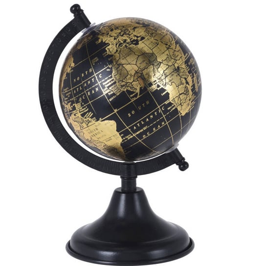 Globus dekoracyjny na metalowej podstawie, 23 x 12,5 cm Home Styling Collection