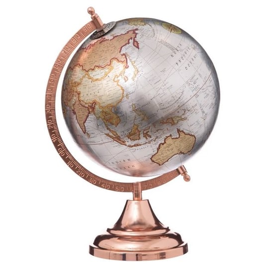 Globus dekoracyjny różowe złoto 33 cm Inna marka
