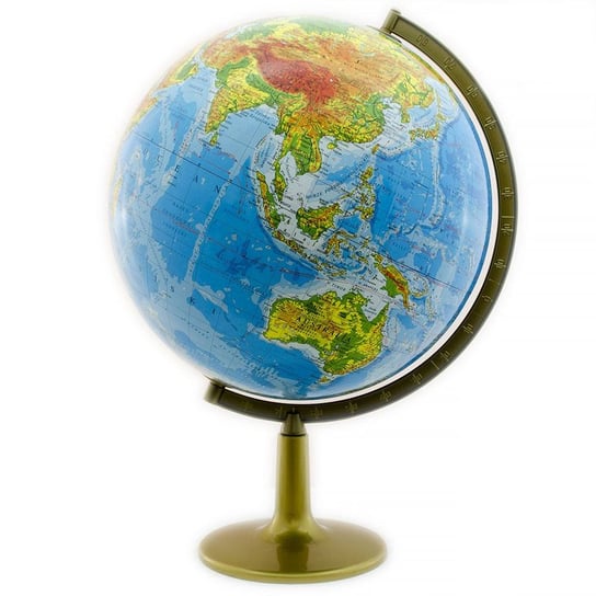Globus fizyczny, kula 42 cm, Zachem ZACHEM