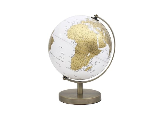 Globus Mały - Globe Gold & White LEONARDO ENGLAND