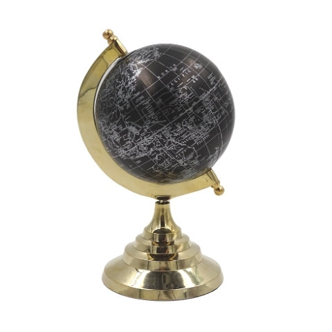 Globus na podstawie mosiężnej KEMIS Black World Kemis - House of Gadgets