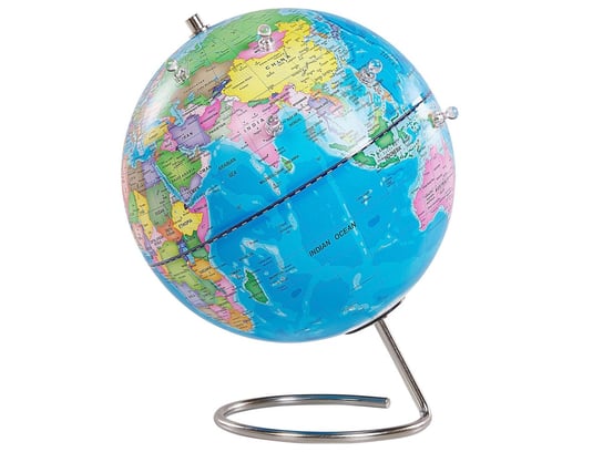 Globus niebieski z magnesami CARTIER Beliani