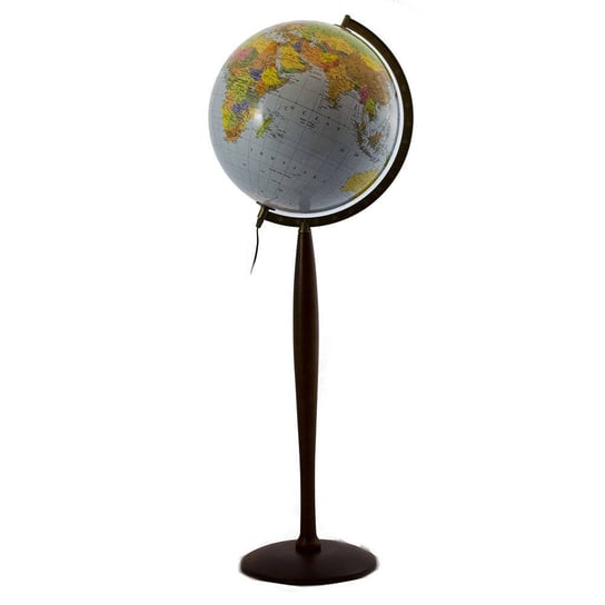 Globus podświetlany polityczno-fizyczny, kula 42 cm, Zachem Opracowanie zbiorowe