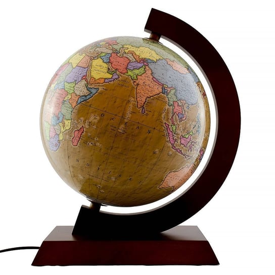 Globus podświetlany polityczny retro, kula 32cm, Zachem Opracowanie zbiorowe
