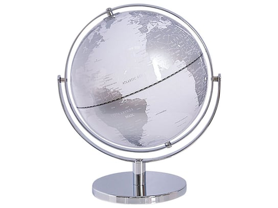 Globus srebrny DRAKE Beliani