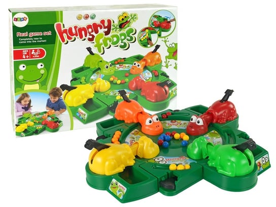 Głodne Żabki gra zręcznościowa Lean Toys Lean Toys