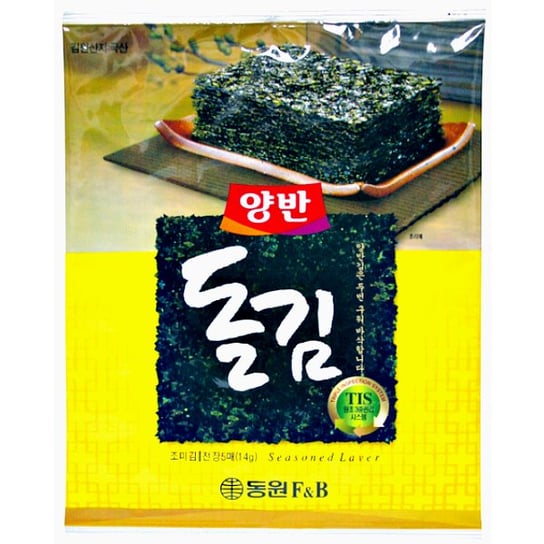 Glony nori, idealna przekąska 20g - Dongwon Dongwon