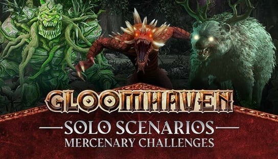 Gloomhaven -  Solo Scenarios: Mercenary Challenges DLC, klucz Steam, PC Plug In Digital – Asmodee