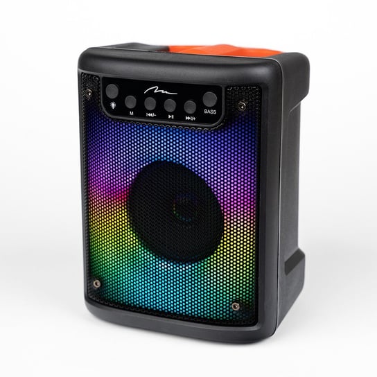 Głośnik bezprzewodowy Flamebox BT wielokolorowe podświetlenie Flame Bluetooth 5.0 300W MT3176 Media-Tech