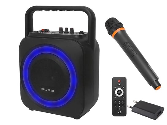 Głośnik bluetooth BLOW BT800 100W + mikrofon + pilot USB SD FM AUX Blow