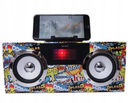 GŁOŚNIK BLUETOOTH BUMBOX MOCNY BOOM-BOX HIT Pan i Pani Gadżet
