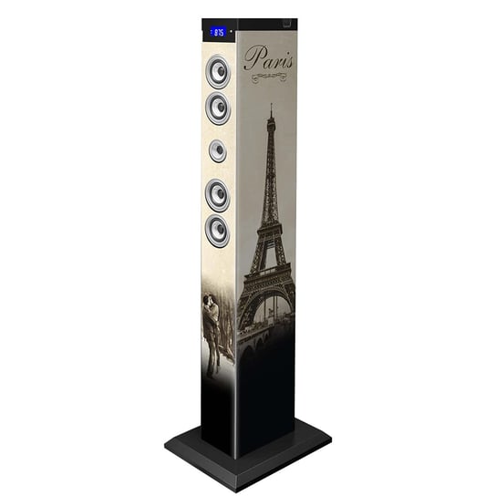 Glosnik Bluetooth Paris 60W, stacja dokujaca USB-C - Bigben Multimedia Tower BIGBEN