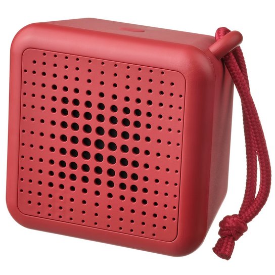 Głośnik Bluetooth Wodoodporny Czerwony Vappeby IKEA