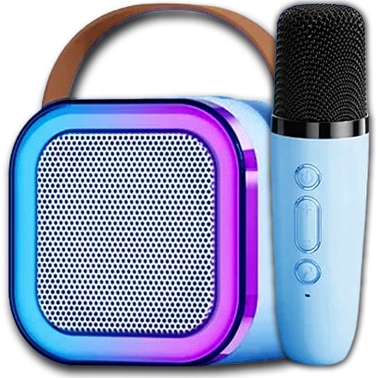 Głośnik + Mikrofon - Zestaw Do Karaoke Bezprzewodowy Led Bluetooth Inna marka