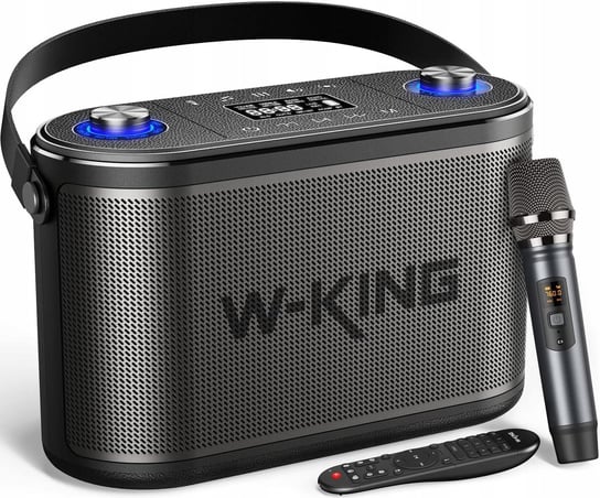 Głośnik przenośny W-King H10 S BLACK w zestawie Bluetooth, duży bas boost Inna marka